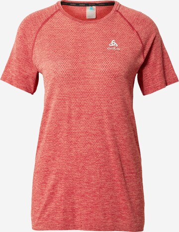 ODLO Funkční tričko 'Essential' – červená: přední strana