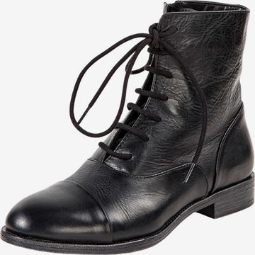 Bottines à lacets INUOVO en noir : devant