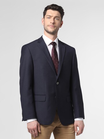 HECHTER PARIS Regular fit Business-colbert in Blauw: voorkant