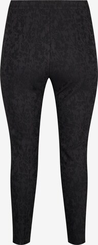 Zizzi Slimfit Hose in Schwarz