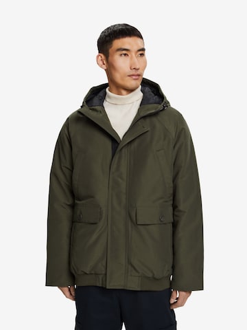 Veste d’hiver ESPRIT en vert : devant