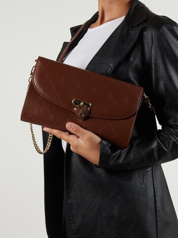 L'Atelier Du Sac Clutch 'Tyra' in Brown