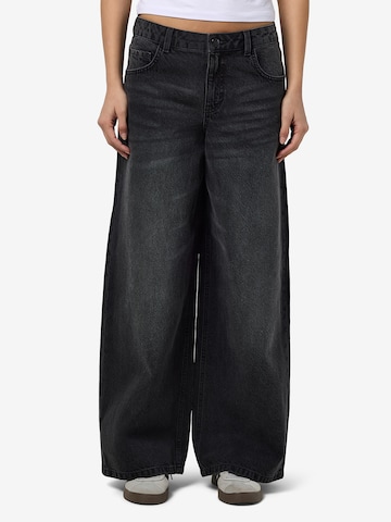 Noisy may Wide leg Jeans 'NMKETTIE' in Black: front