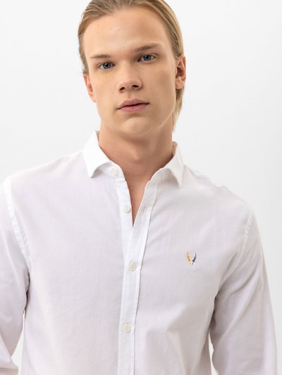 By Diess Collection Button Up Shirt in Yellow / Grey / White, Item view