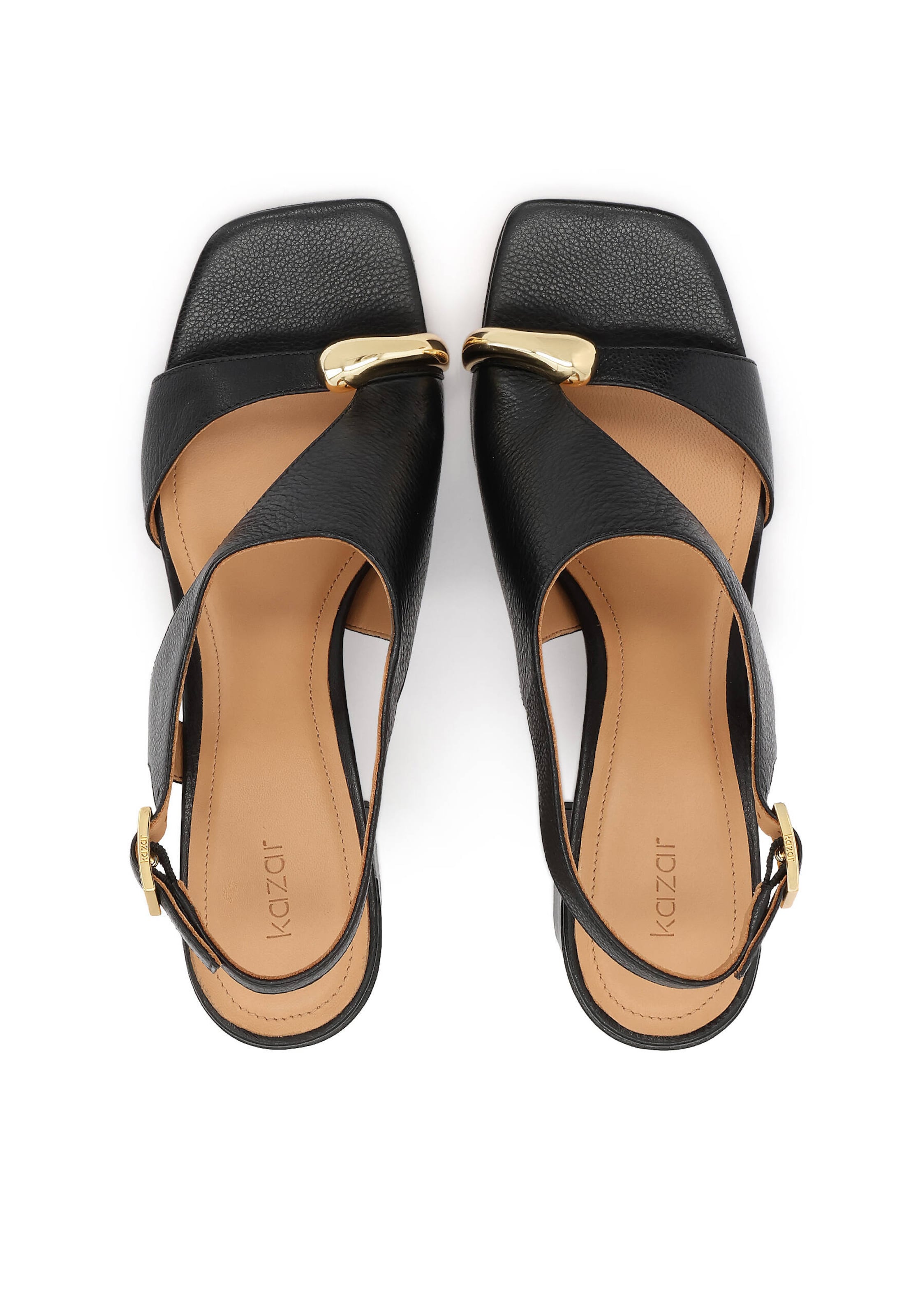 Kazar - Sandálias com tiras em preto