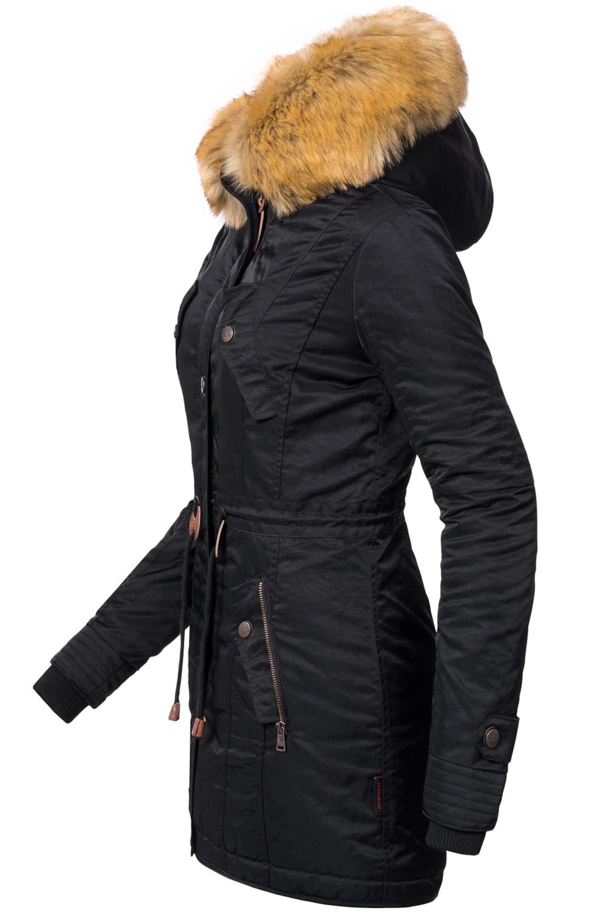 NAVAHOO Winter parka 'La Viva' in Black