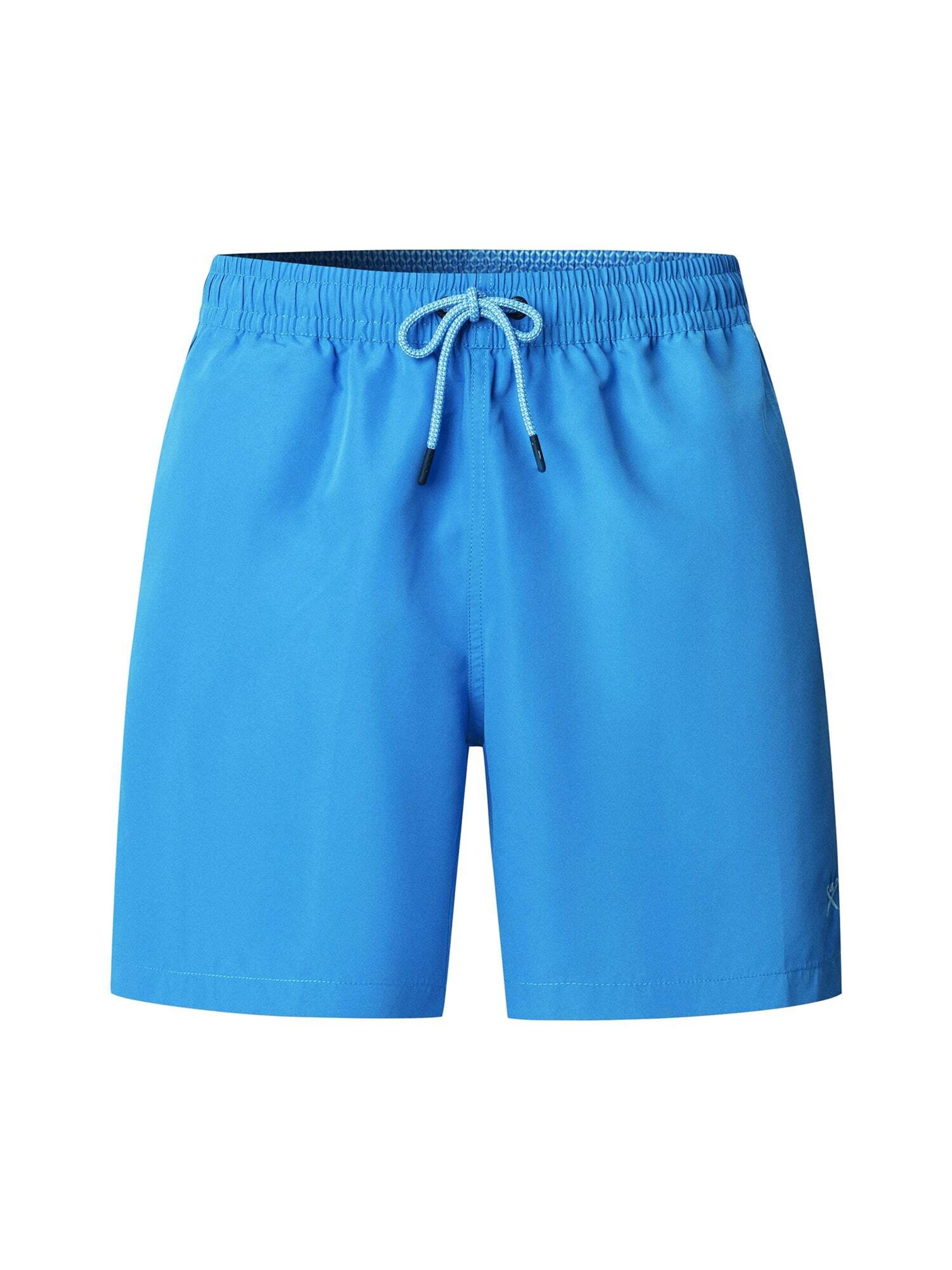 Hackett London Zwemshorts in Blauw: voorkant