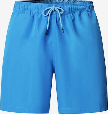 Hackett London Zwemshorts in Blauw: voorkant