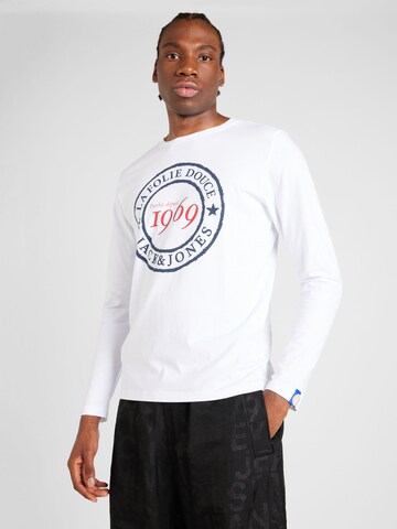 T-Shirt 'DOUCE' JACK & JONES en blanc : devant