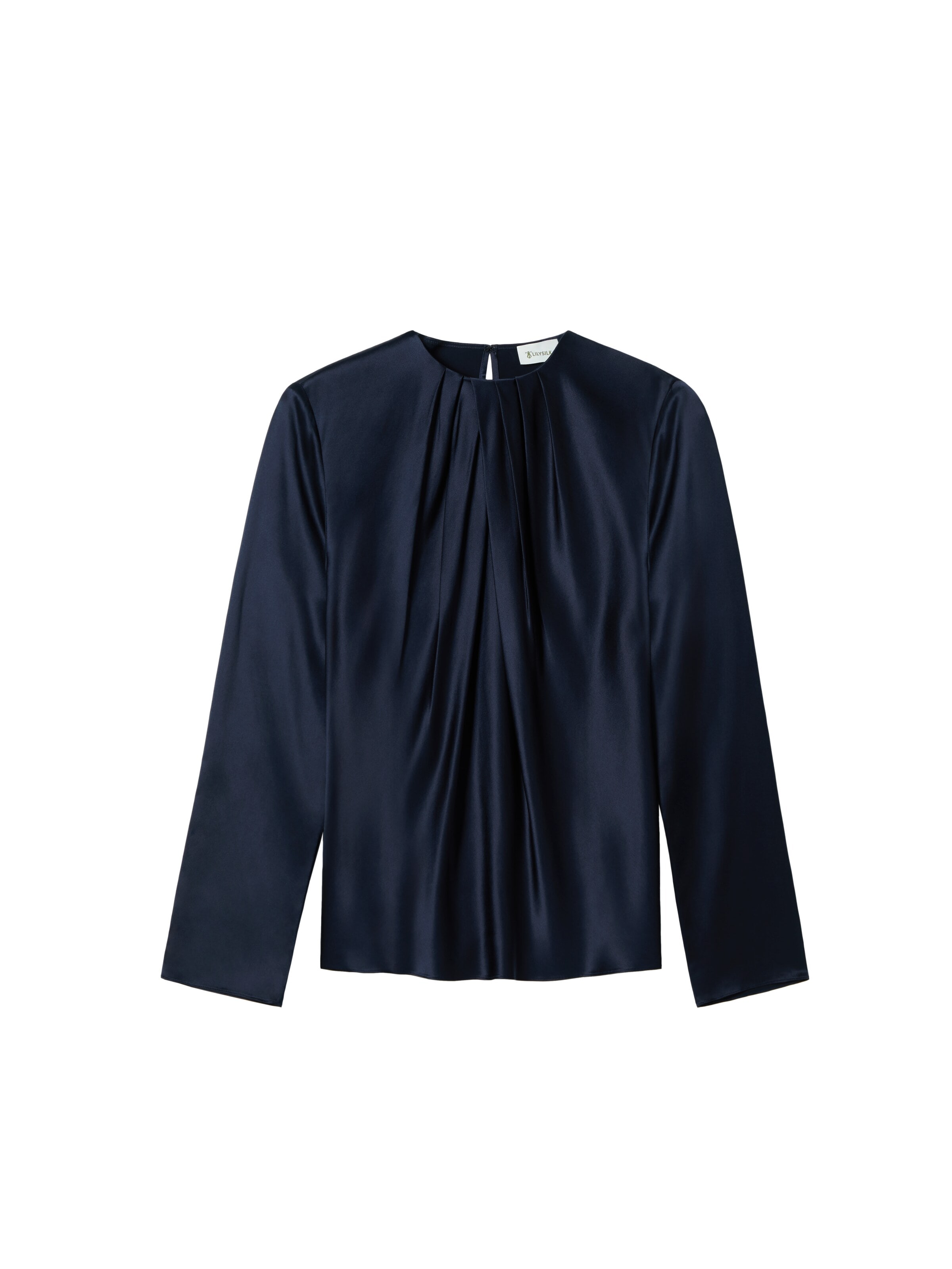 Lilysilk - Camiseta tradicional en azul: frente