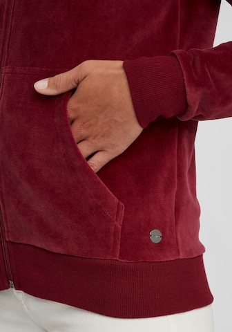 Oxmo Sweat jacket 'Nicky' in Red