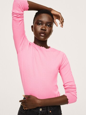 MANGO Sweater 'MISPIA' in Pink: front