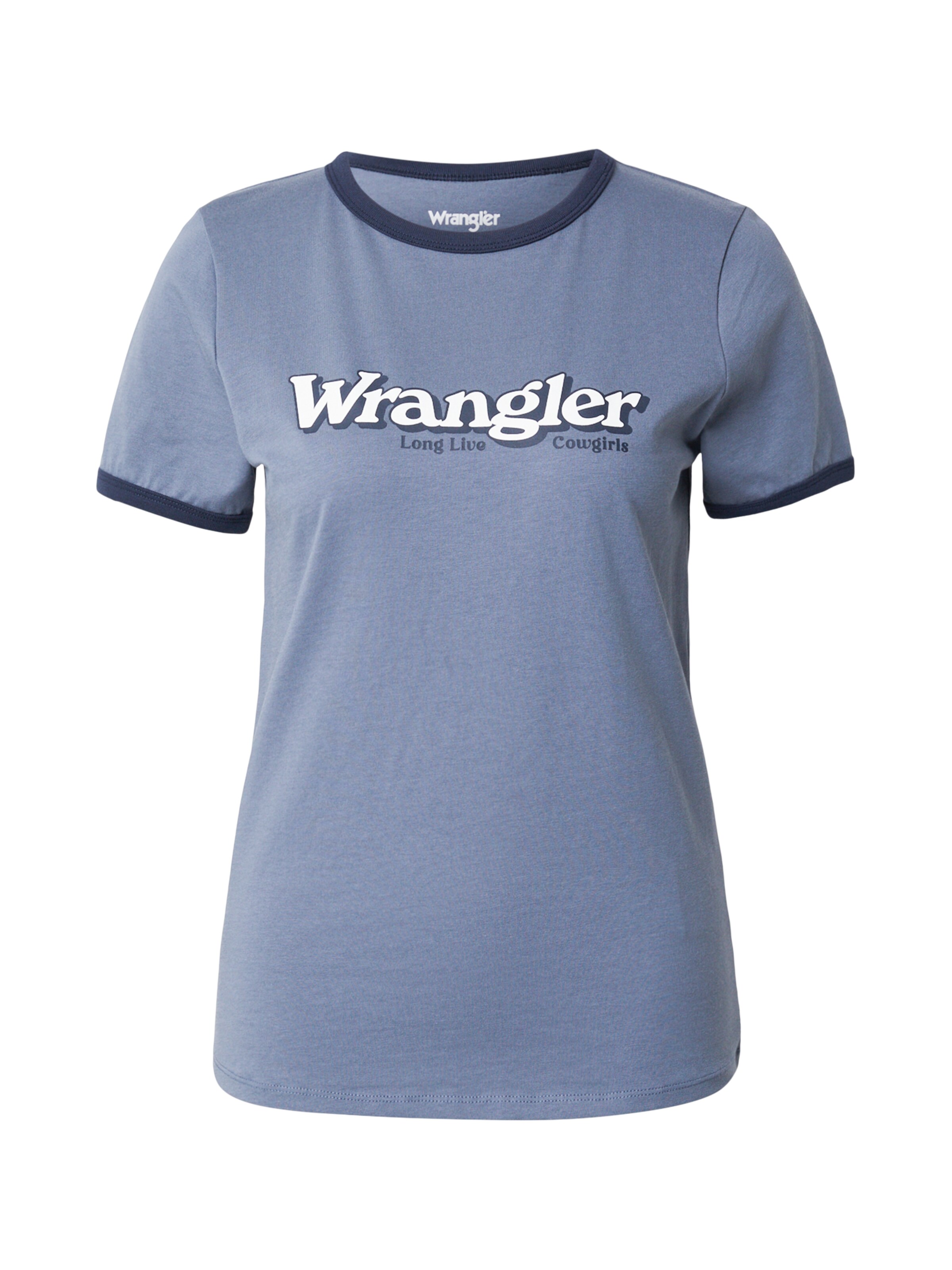 T-shirt WRANGLER en bleu : devant