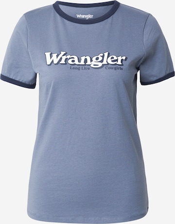T-shirt WRANGLER en bleu : devant