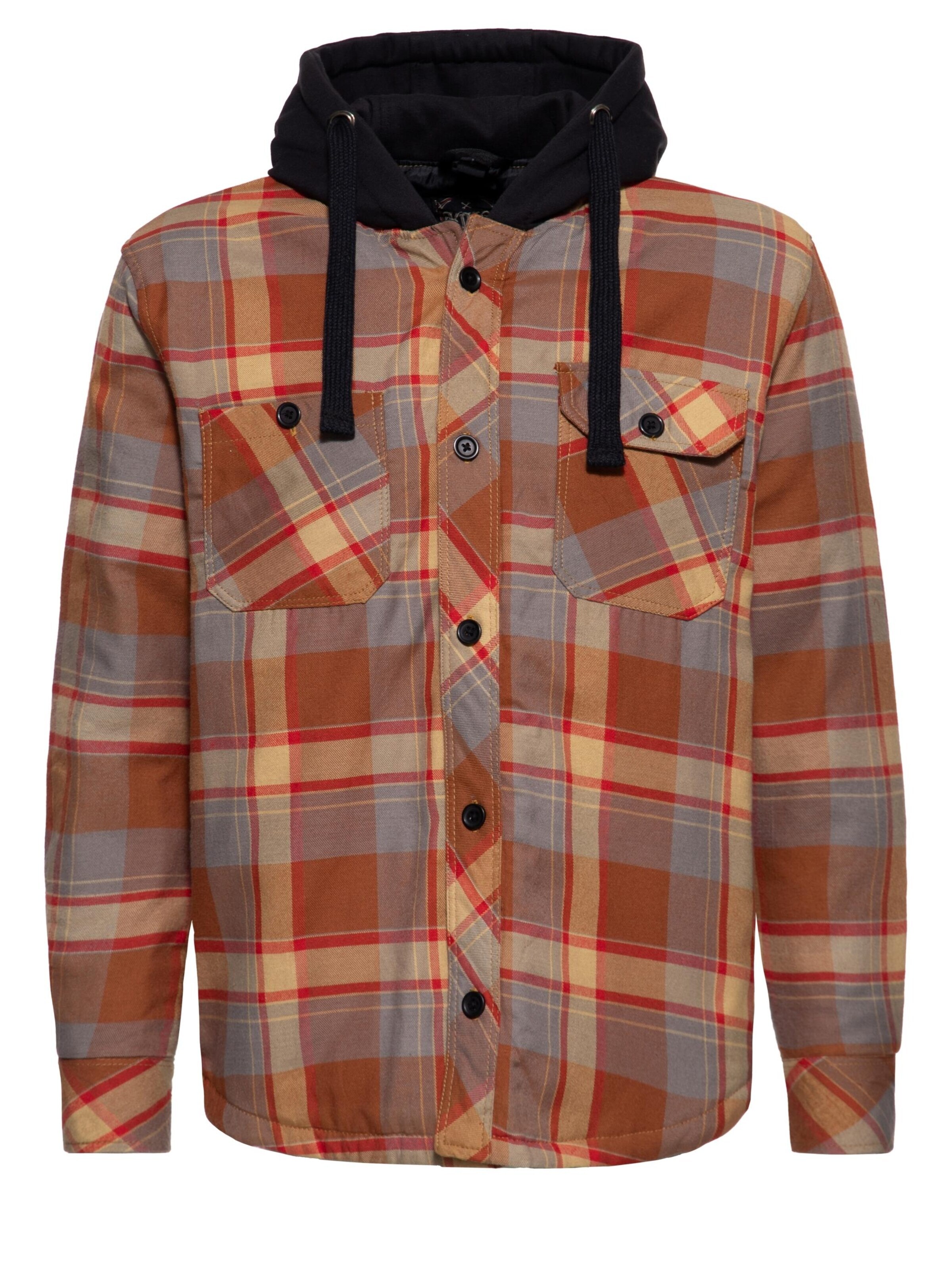 King Kerosin Regular Fit Hemd‌‌‌‌‌‌‌‌ in Mischfarben: Vorderseite
