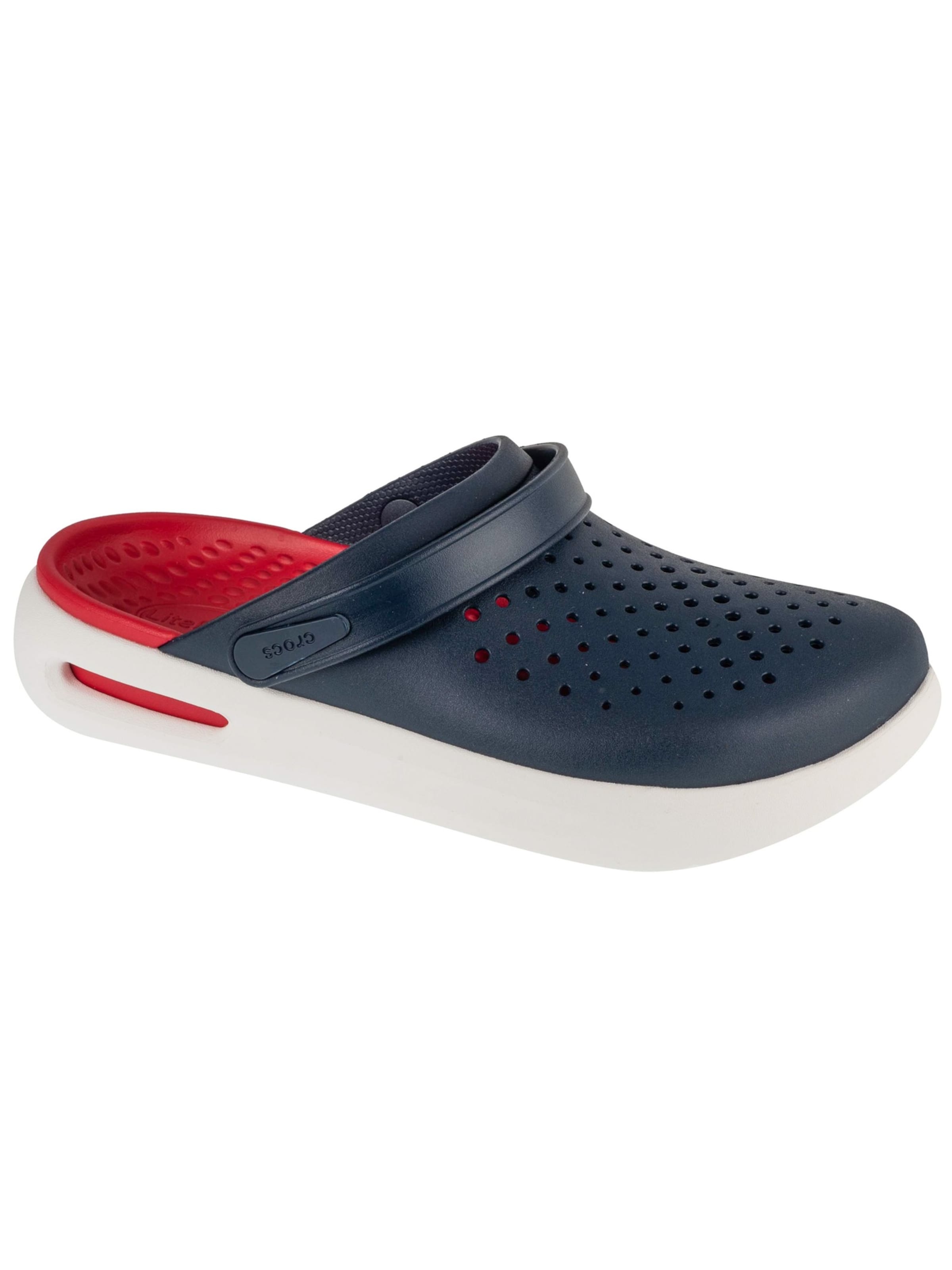 Crocs Clogs in Blue: front