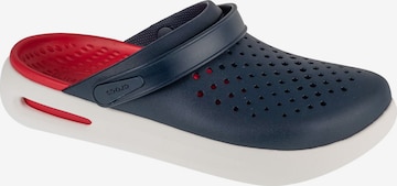 Crocs Clogs in Blue: front