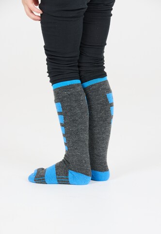 ZigZag Athletic Socks 'Znow' in Blue