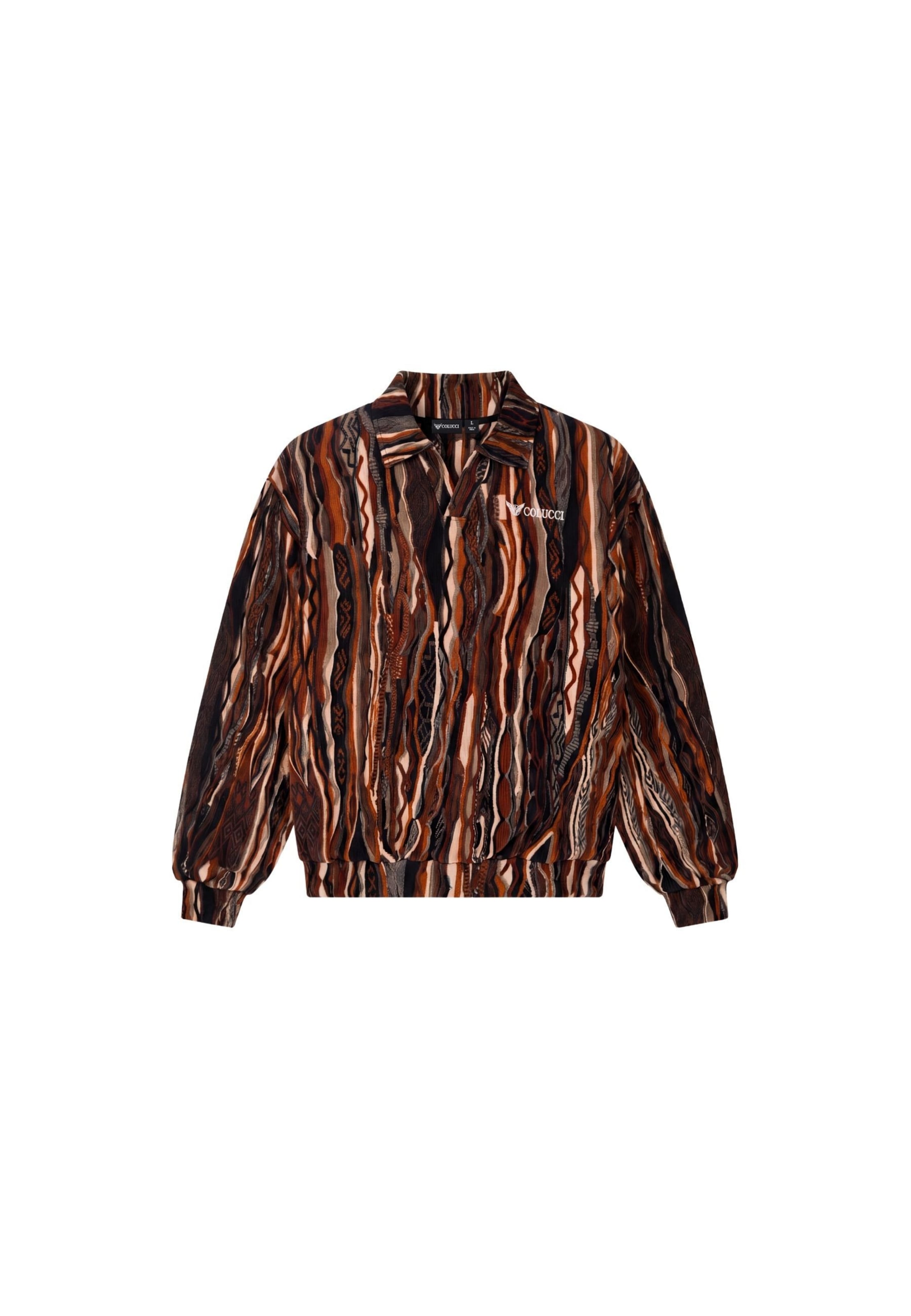 Colucci Shirt in Brown: front