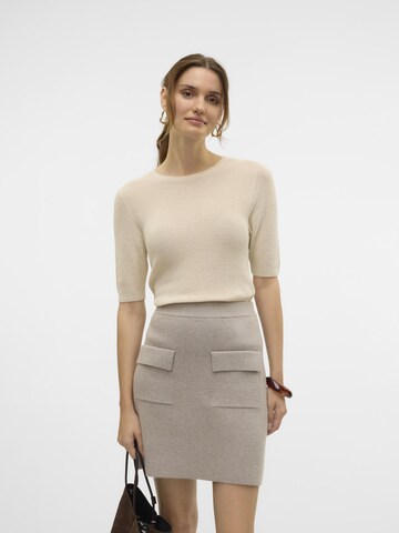 Pull-over 'VMNEWLEXSUN' VERO MODA en blanc : devant