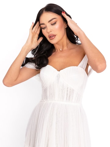 acob a porter - Vestido de noche en blanco