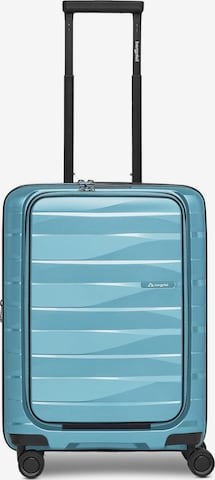 Trolley 'Travel' di Bergpfeil in blu: frontale