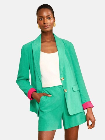 love & roses - Blazer en verde: frente