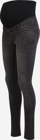 Supermom Skinny Jeans in Black: front