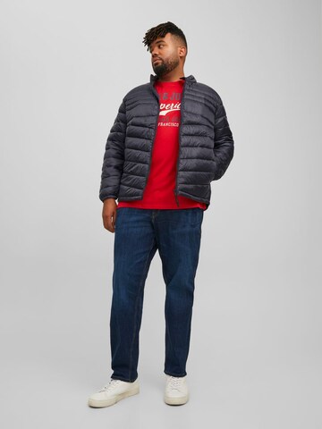 Jack & Jones Plus Prechodná bunda 'Hero' - Čierna