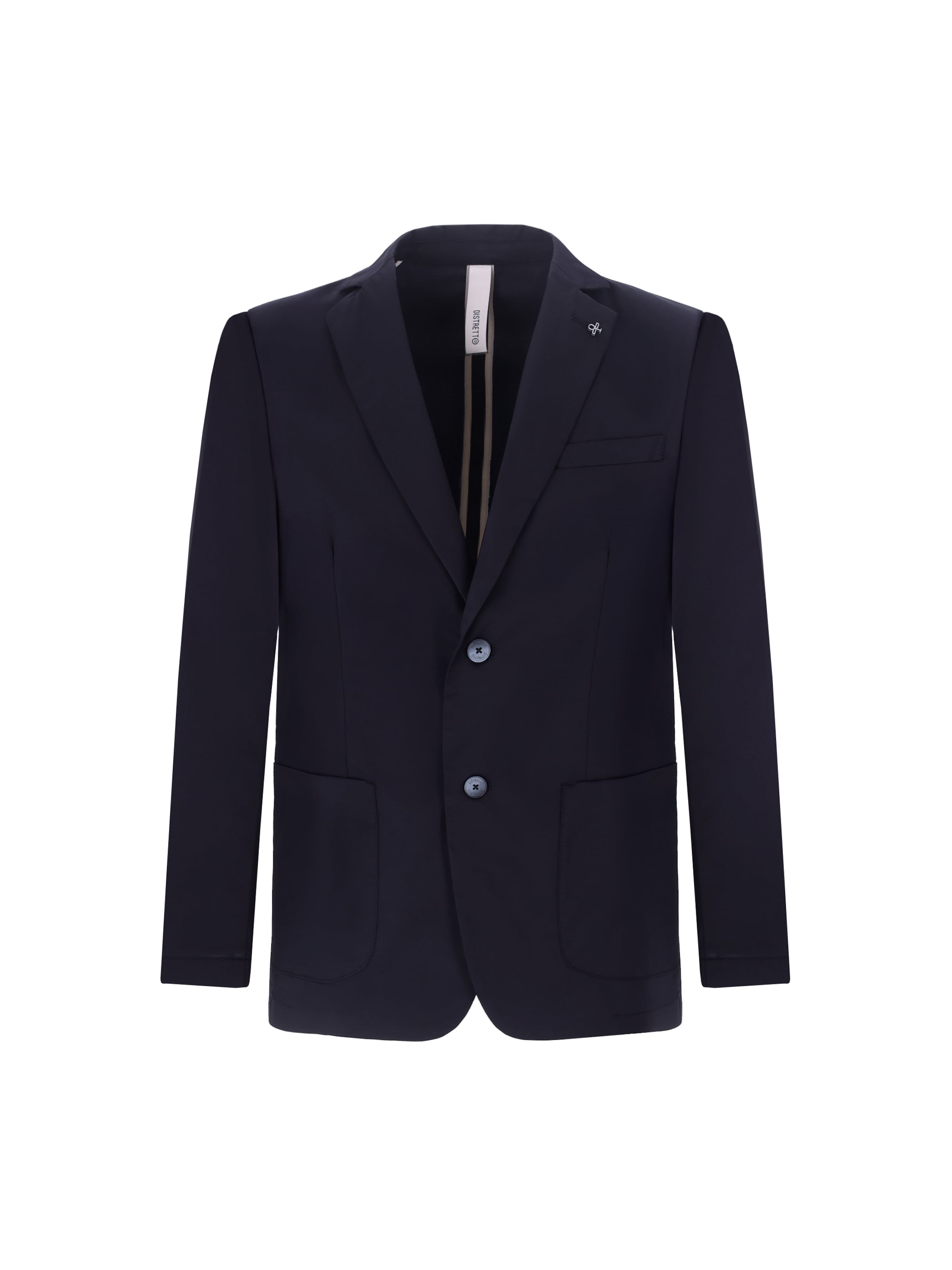 Coupe regular Veste de costume 'Grano' Distretto12 en bleu : devant