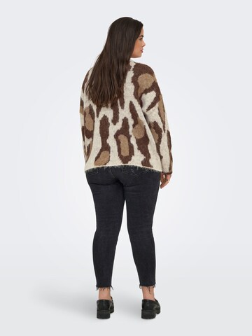 Pull-over 'CAREdelie' ONLY Carmakoma en beige