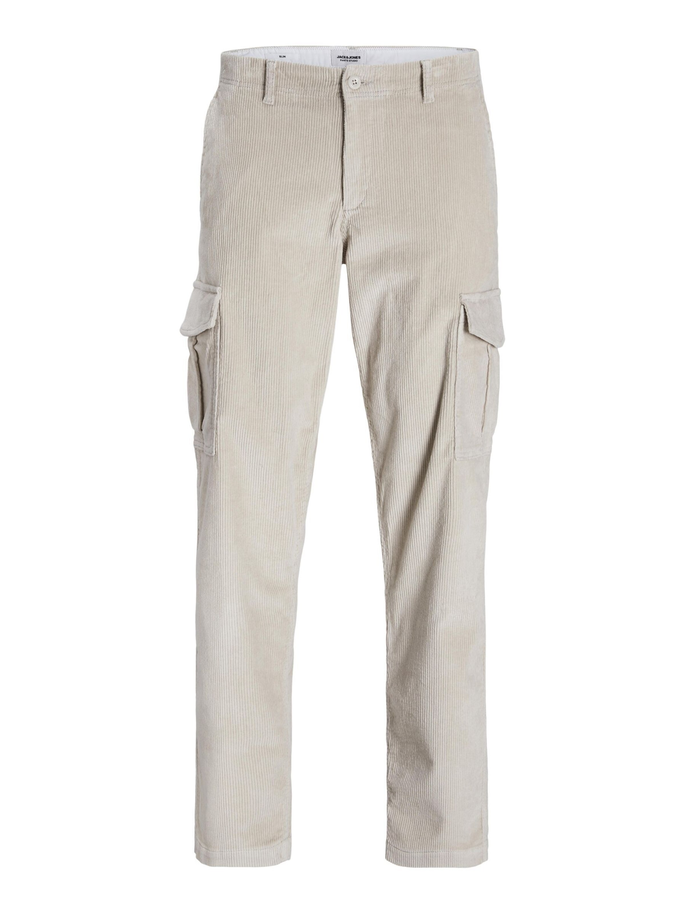 regular Pantaloni cargo di JACK & JONES in grigio: frontale