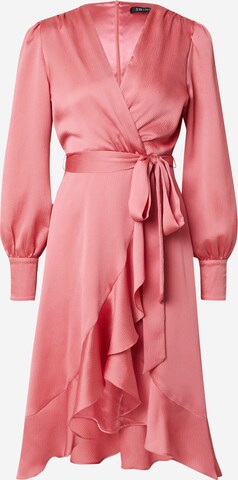 Robe de cocktail SWING en rose : devant