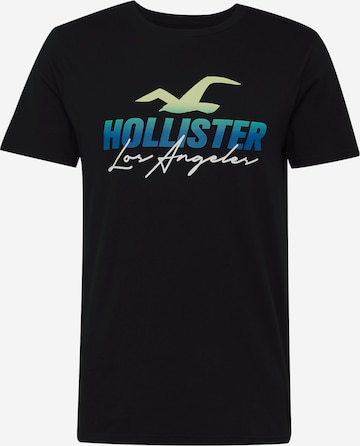 HOLLISTER Póló - fekete: elől