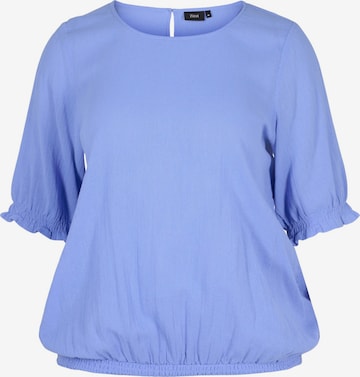 Zizzi Blouse 'ERORY' in Blue: front