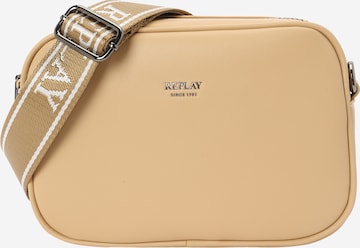 Borsa a tracolla di REPLAY in marrone: frontale
