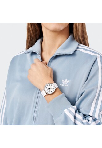 Orologio analogico 'Code One' di ADIDAS ORIGINALS in bianco: frontale