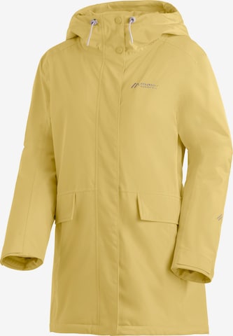 Maier Sports Jacke in Gelb: Vorderseite
