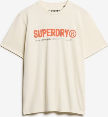 Superdry T-Shirt in Beige: Vorderseite