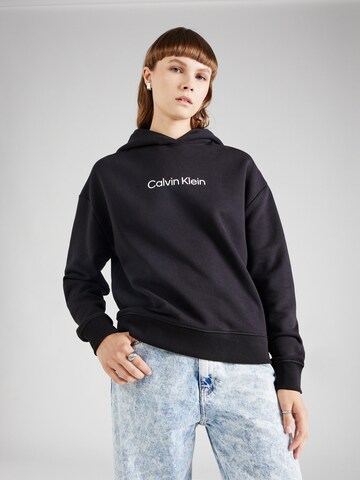 Calvin Klein Sweatshirt 'HERO' in Schwarz: predná strana