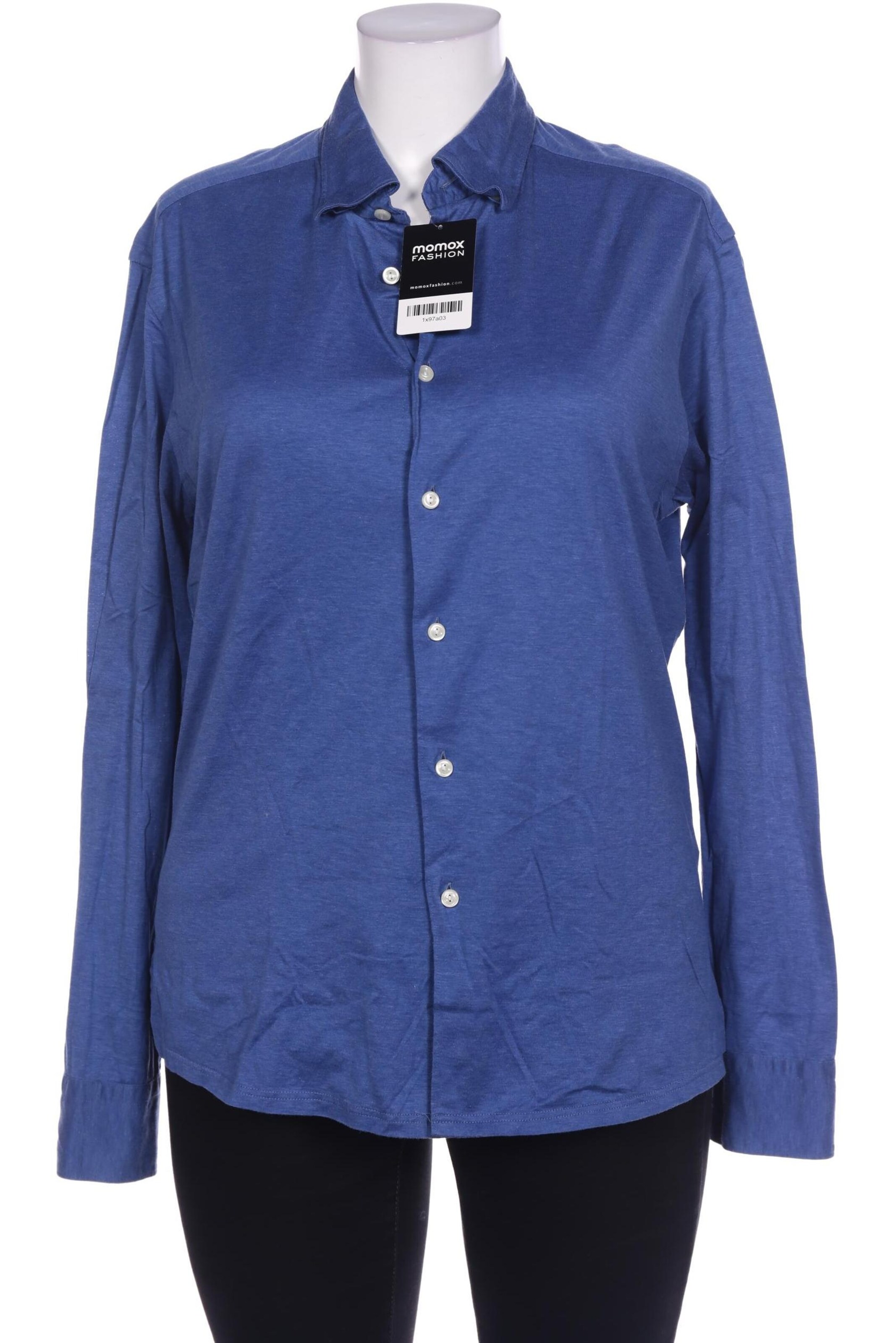 ETON Button Up Shirt in XL in Blue: front