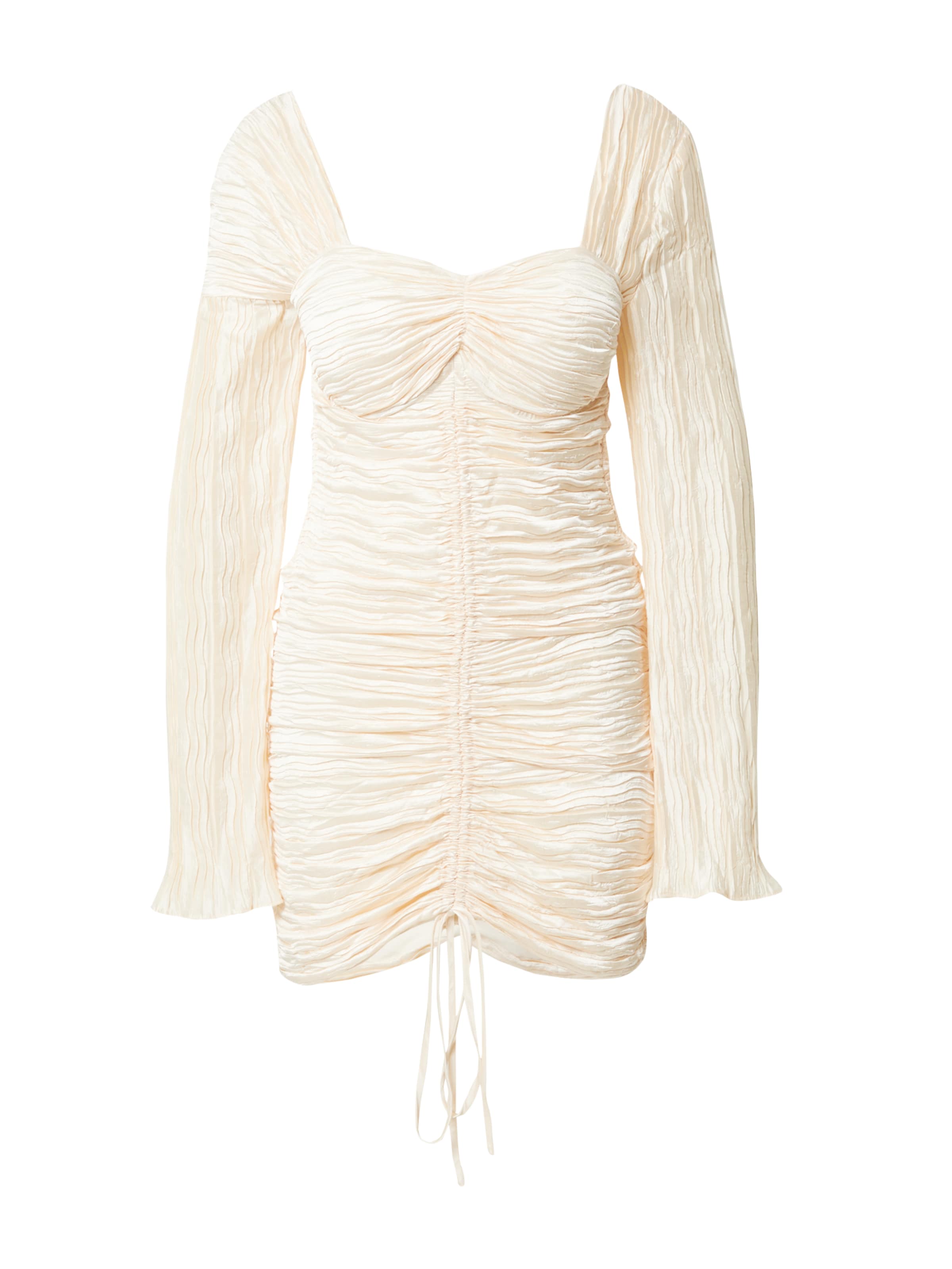 Abito da cocktail di Misspap in beige: frontale