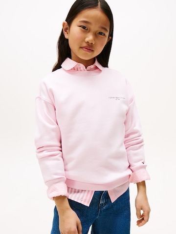 TOMMY HILFIGER Tréning póló - rózsaszín: elől