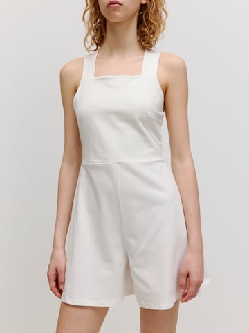 EDITED Ολόσωμη φόρμα 'Alessia' σε λευκό: μπροστά