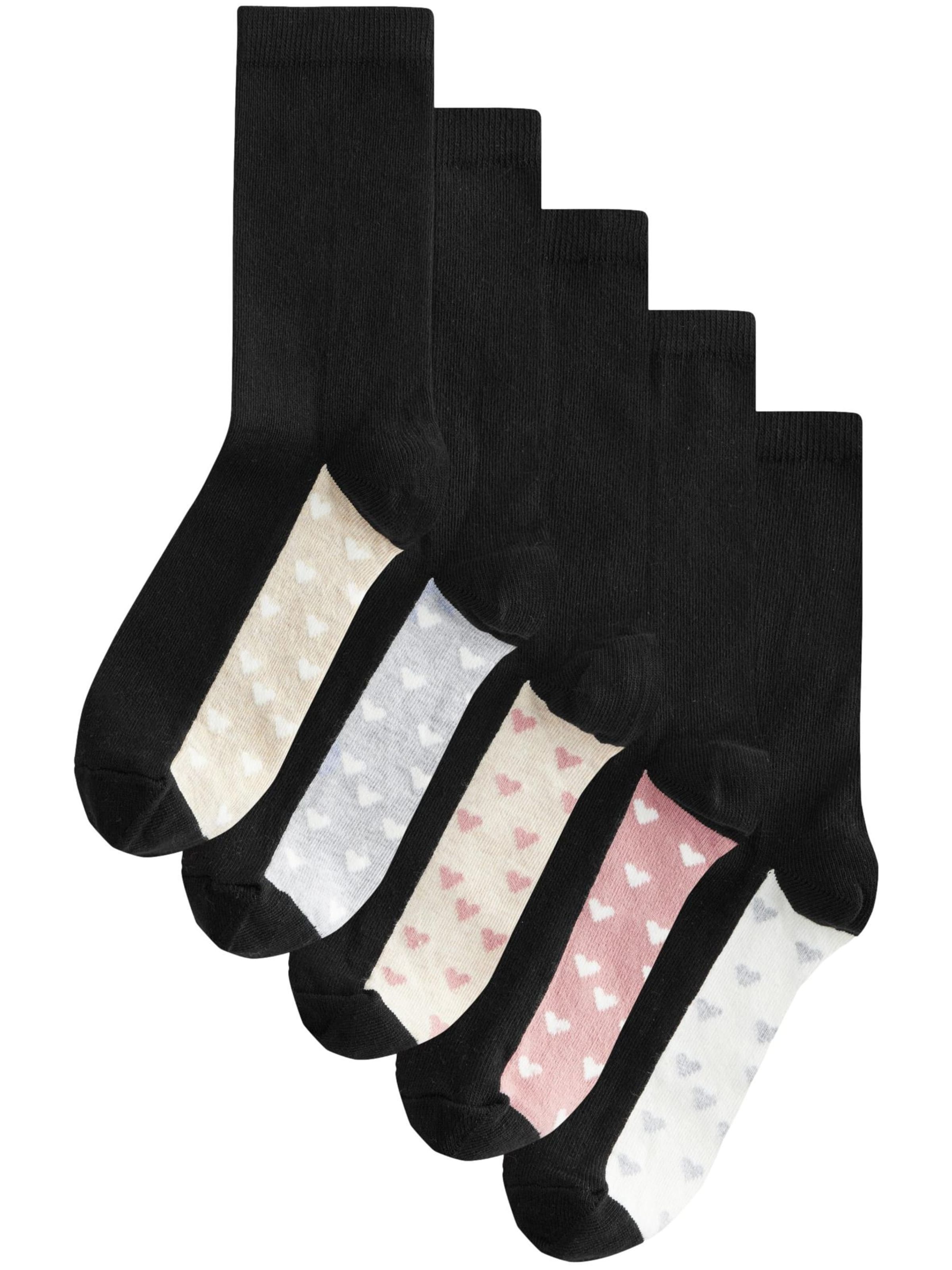 Next Къси чорапи в пъстро: отпред