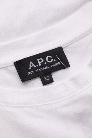 A.P.C. T-Shirt XS in Weiß