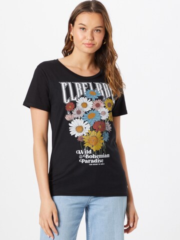 Colourful Rebel Shirt in Black: front