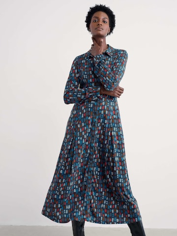 Abito camicia 'Coastline' di Seasalt Cornwall in blu: frontale