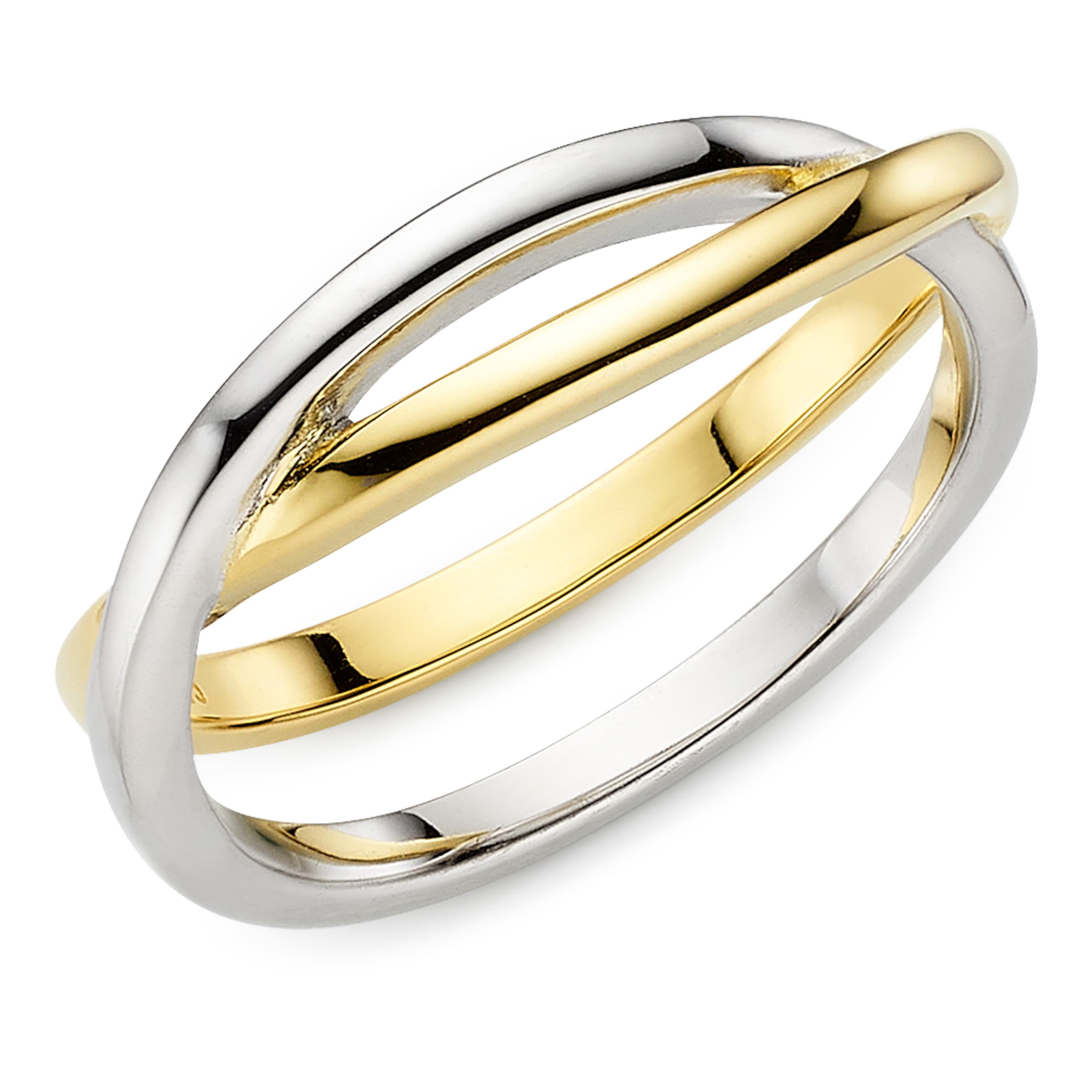 Aniston Ring in Gold: front