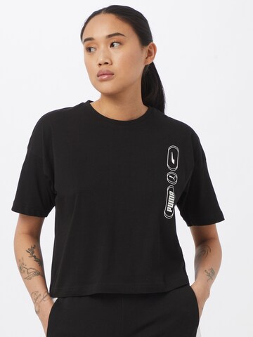 PUMA Shirt in Black: front